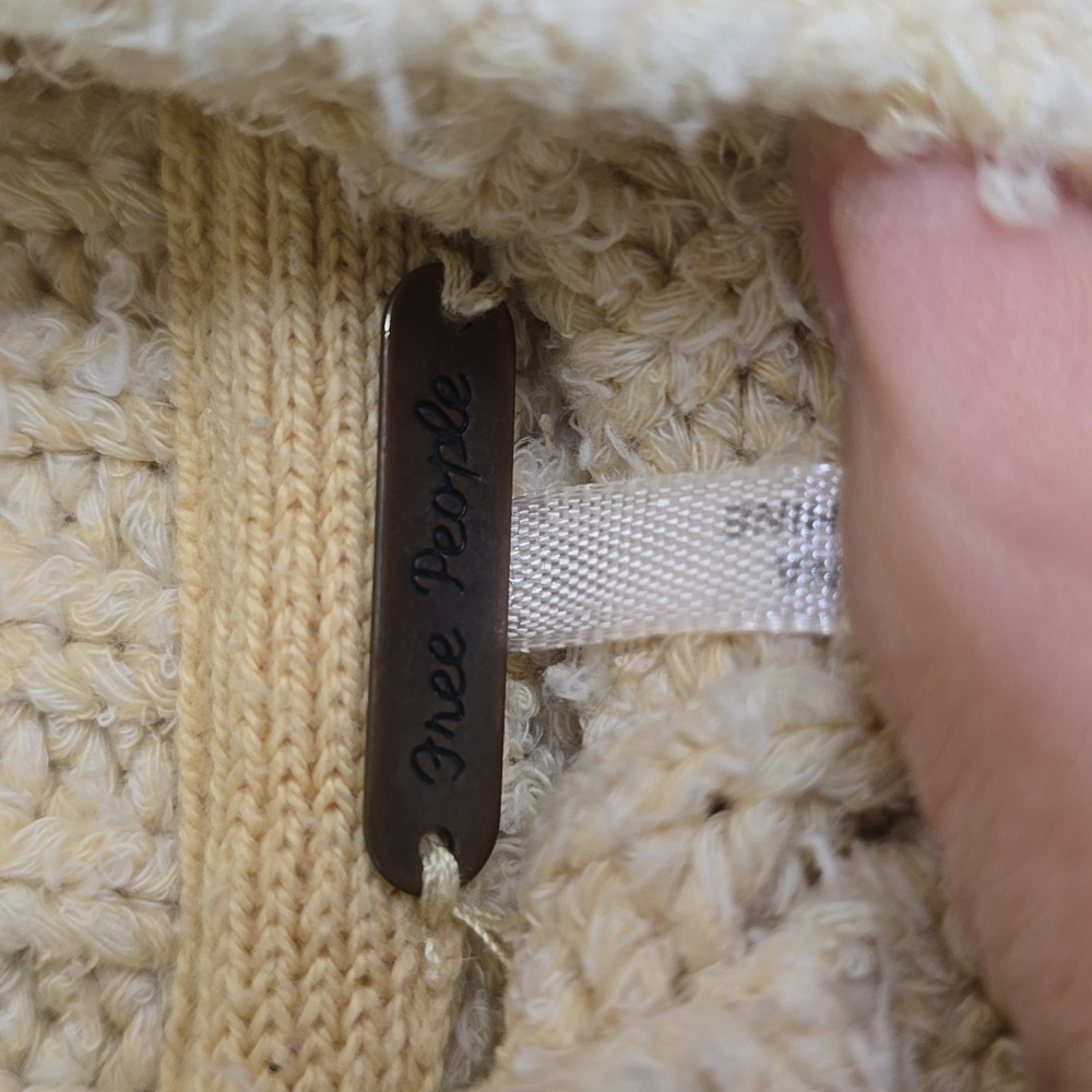 Free People Cream Sweater View 2